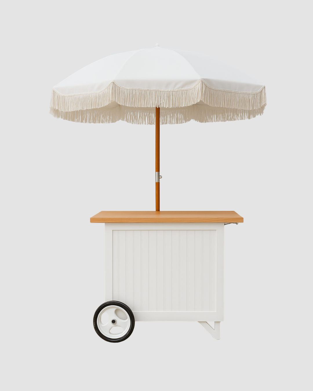 Flower Cart with Umbrella