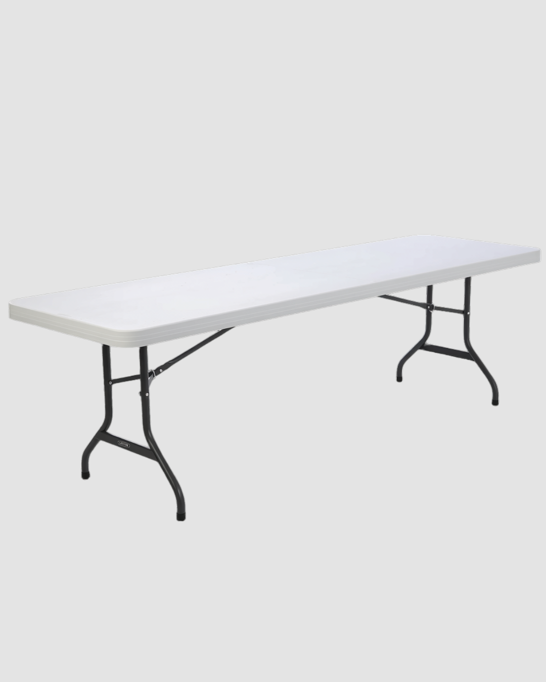 8 ft White Folding Table